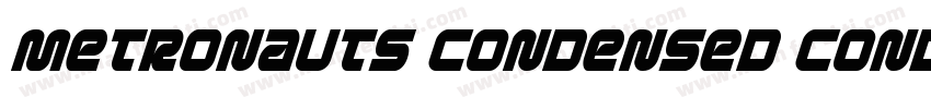 Metronauts Condensed Condensed字体转换